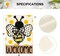 Summer Polka Dot Bee Welcome Garden Flag 12x18 Inch Double Sided Outside, Seasonal Holiday Burlap Yard Outdoor Decoration